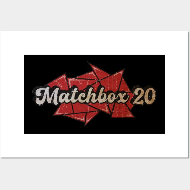 Matchbox 20 - Red Diamond Wall Art by G-THE BOX